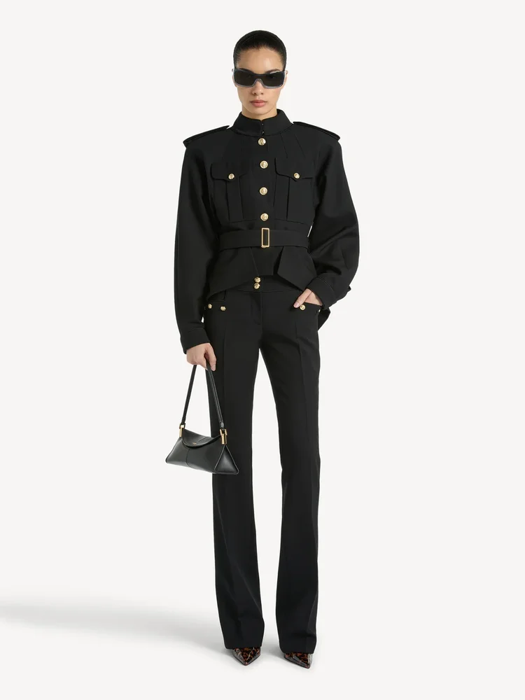 Wool signature jacket