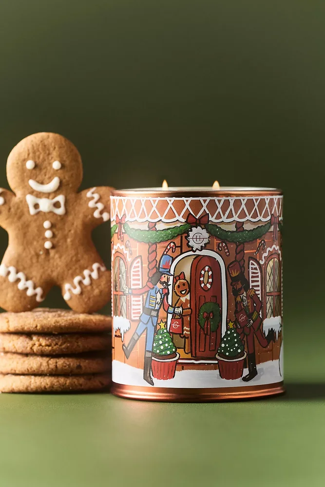 Gourmand Gingerbread House Boxed Glass Candle