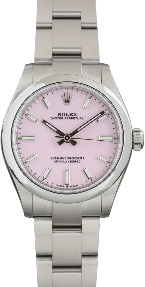 Pre-Owned Oyster Perpetual 31 Ref 277200 Candy Pink Dial