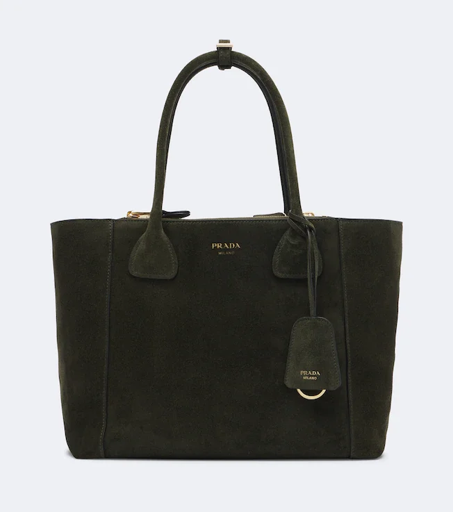Nova Large suede tote bag