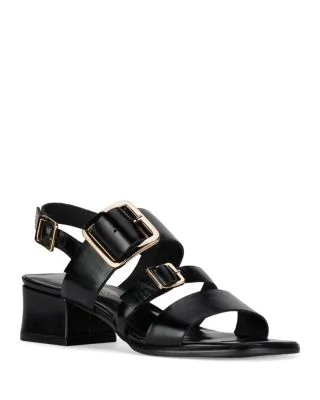 Righteous Buckled Block Heel Sandals