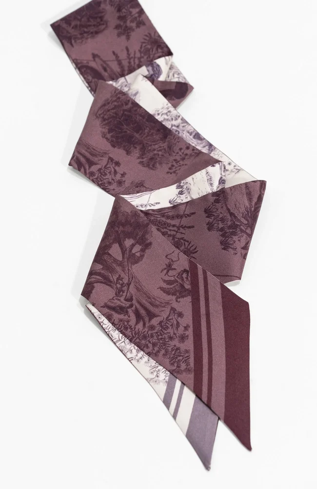 The Heroines Silk Twilly Scarf