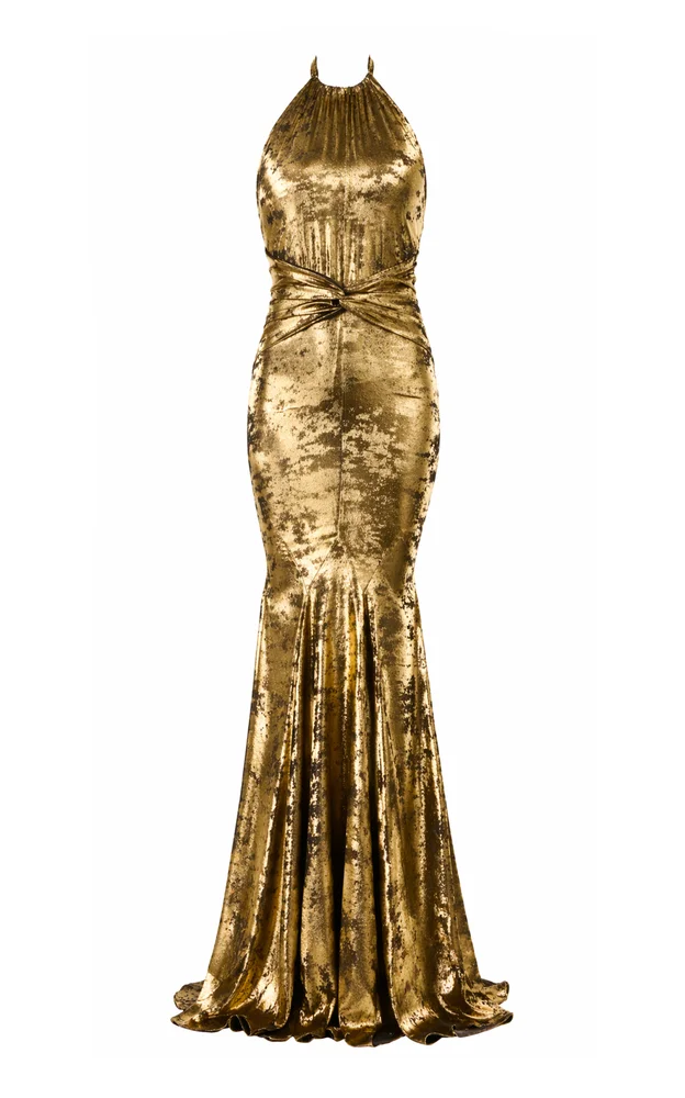 Nemrut Lame Maxi Dress