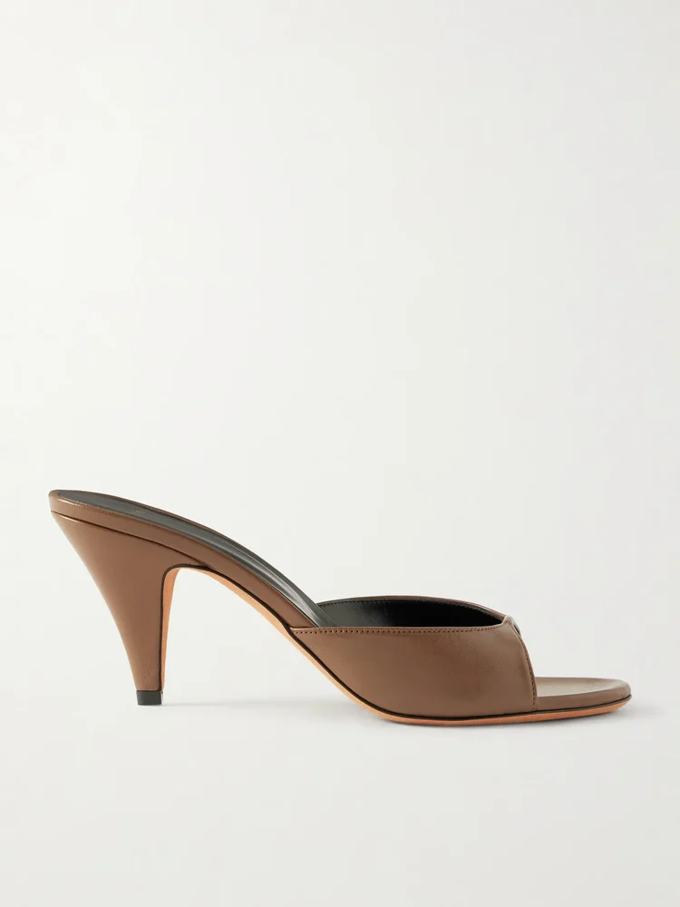 Haze leather mules