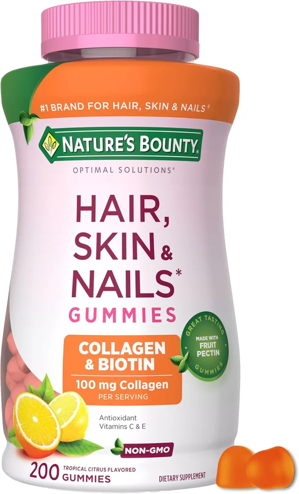 Optimal Solutions Hair, Skin & Nails Collagen Gummies