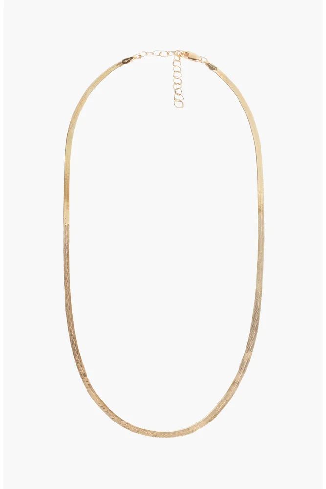 Carter Herringbone Chain Necklace