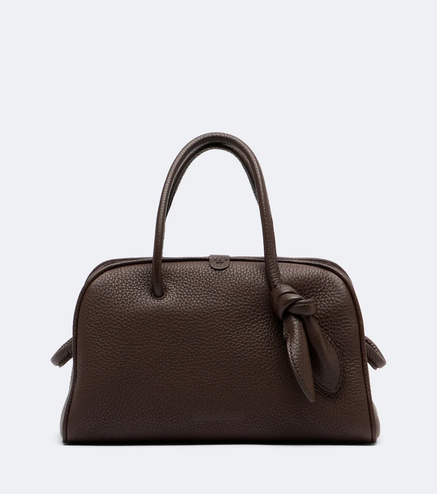 Turismo Small leather bowling bag
