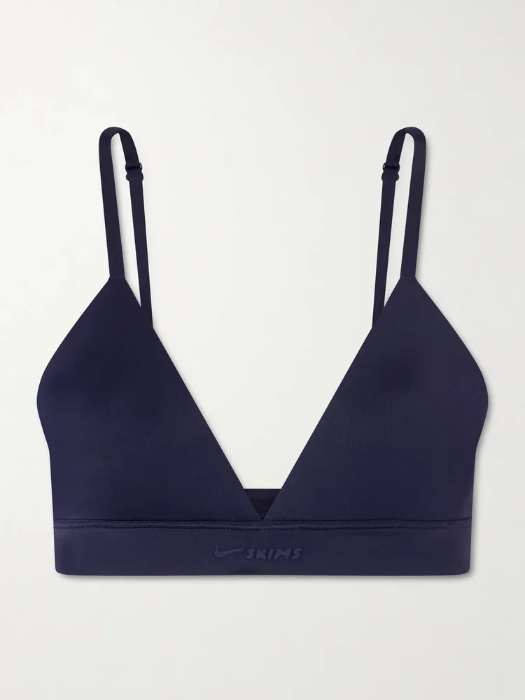 + Nike Triangle Bra - Navy