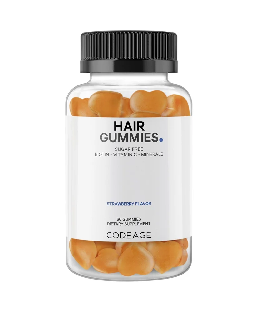 Hair Gummies with Biotin, Sugar Free