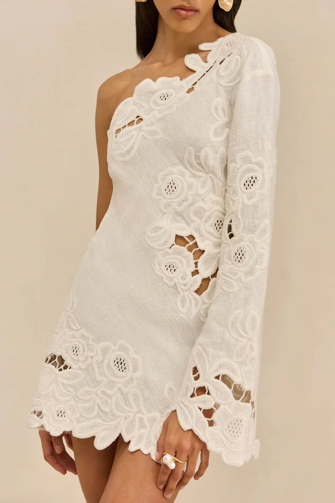 MARLENA DRESS - OFF WHITE