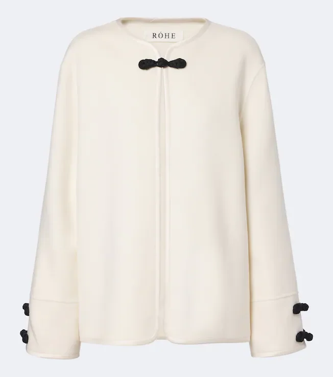 Wool and cashmere jacket