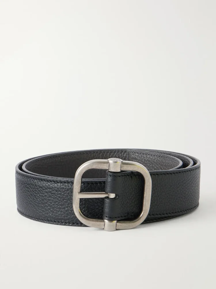 3.5cm Reversible Full-Grain Leather Belt