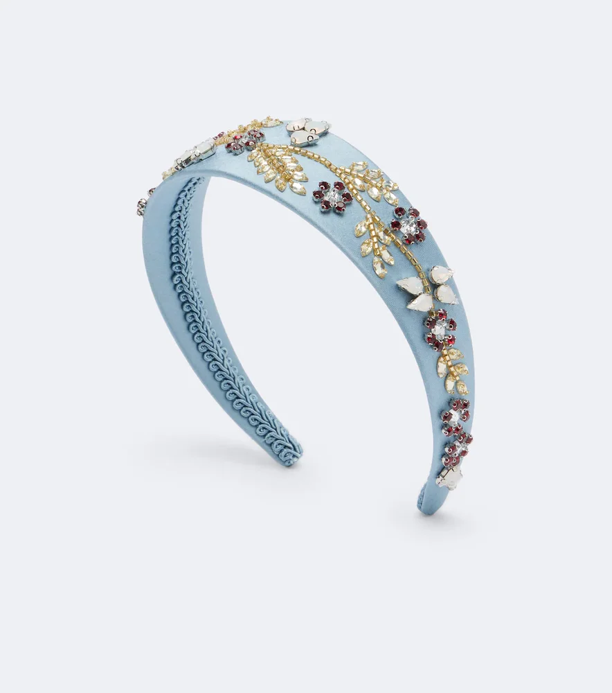 Embellished Satin Headband