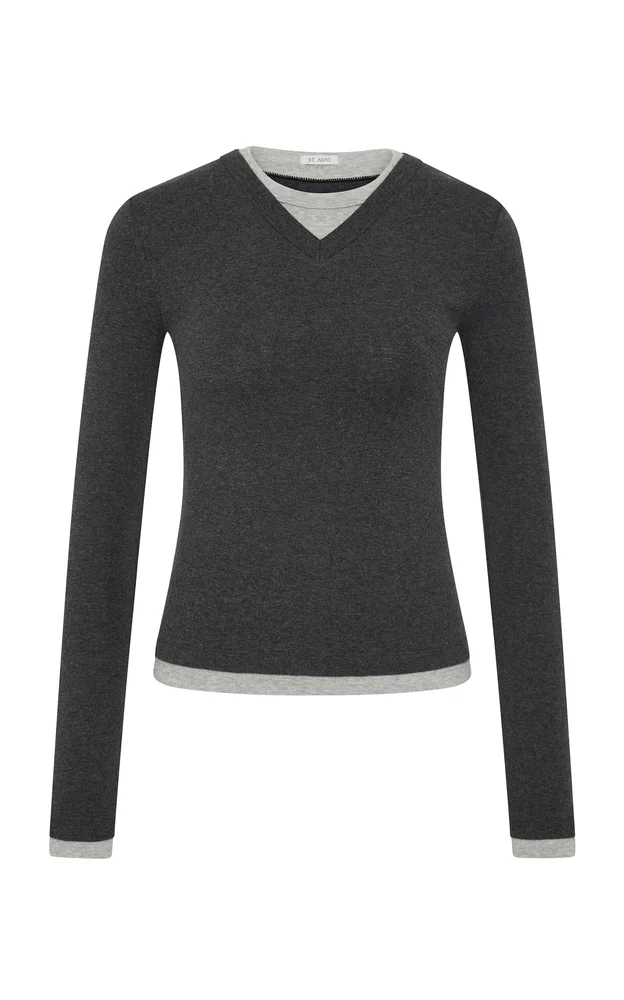 Layered Cotton Top