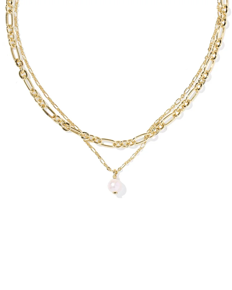 Ashton Multi Strand Necklace, 16"-19"