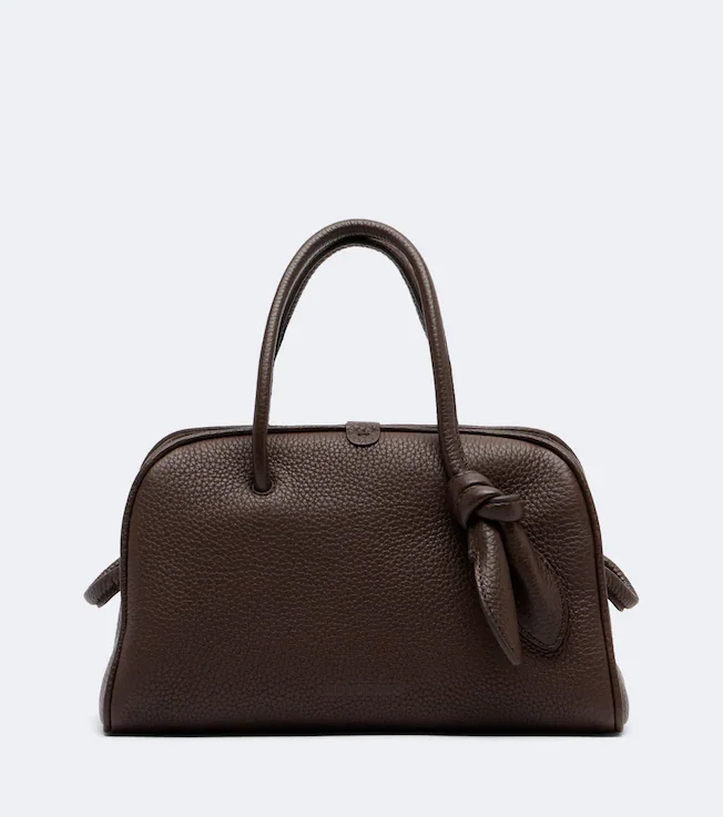 Turismo Small leather bowling bag