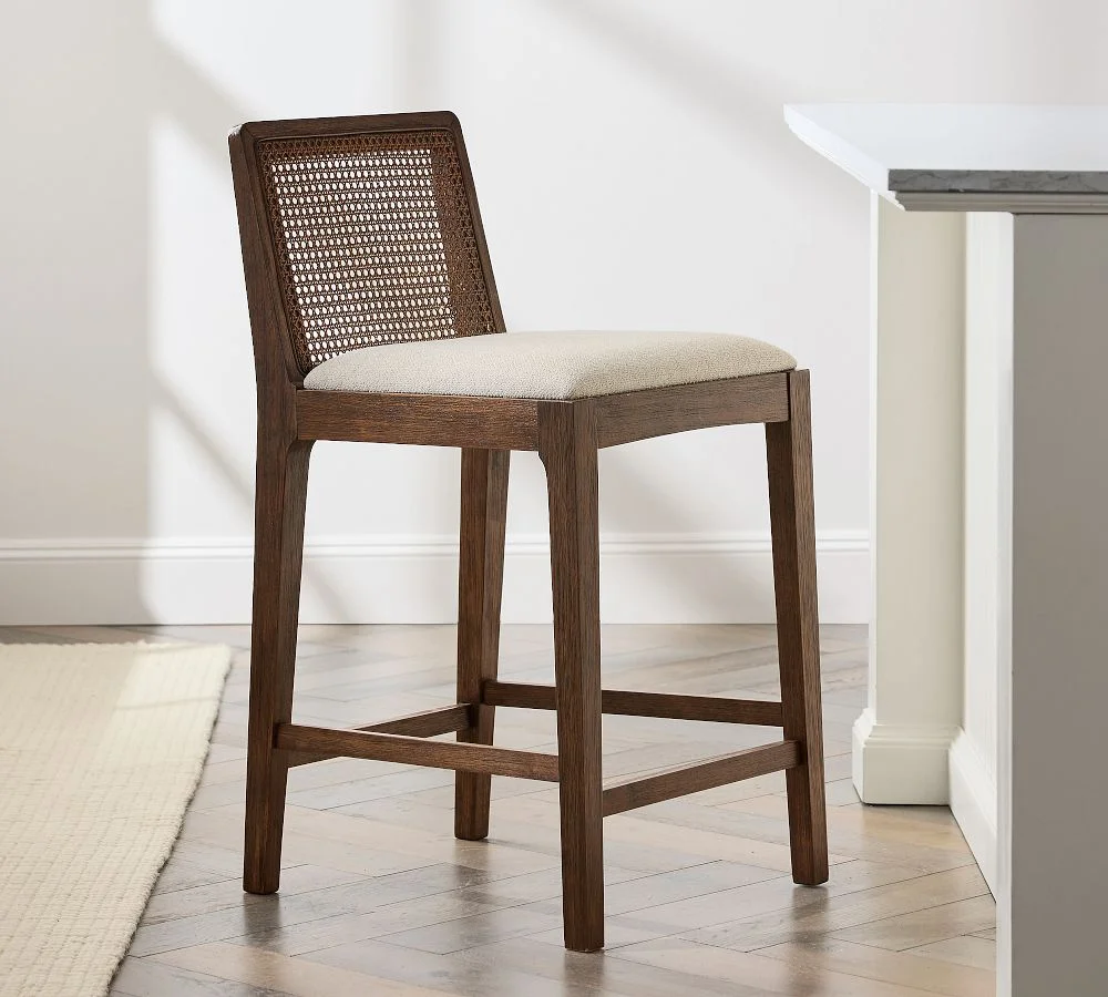 Monty Cane Counter Stool