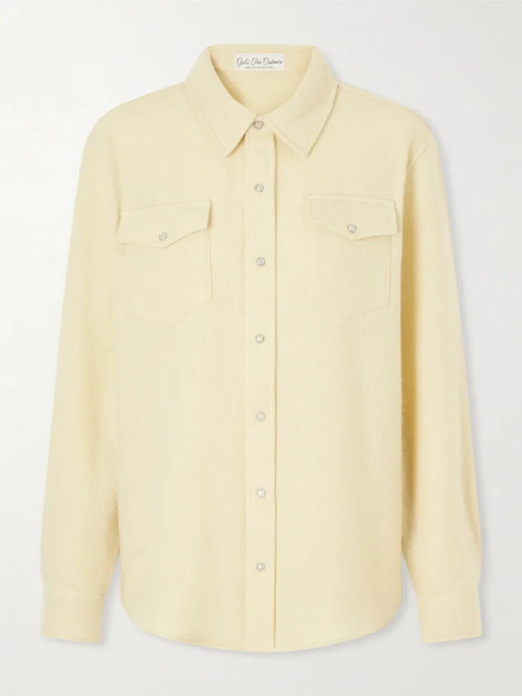 Daffodil cashmere shirt