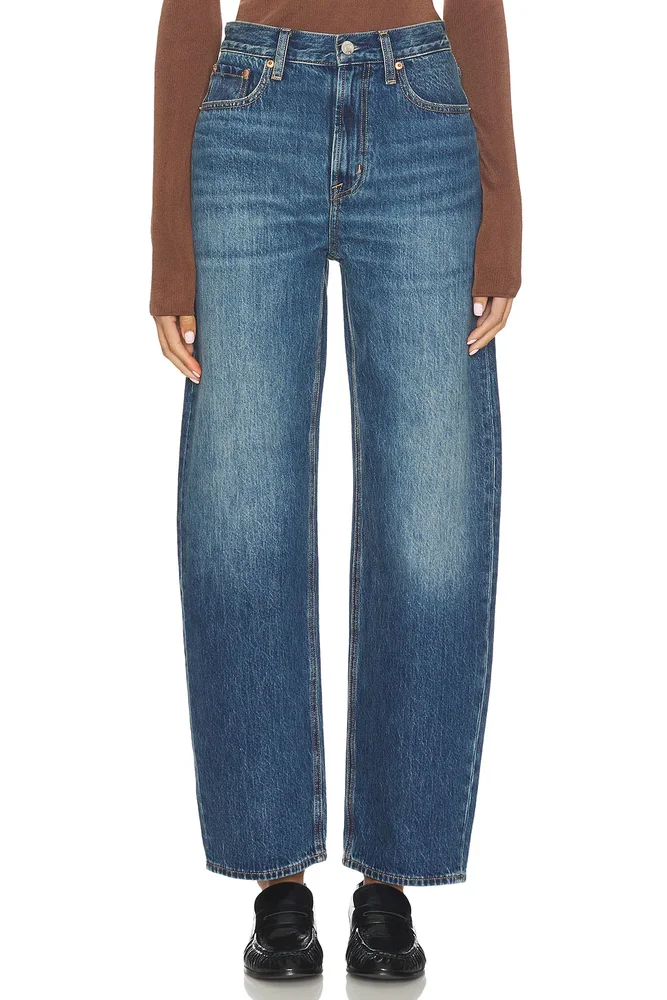 Eli High Rise Barrel Jean