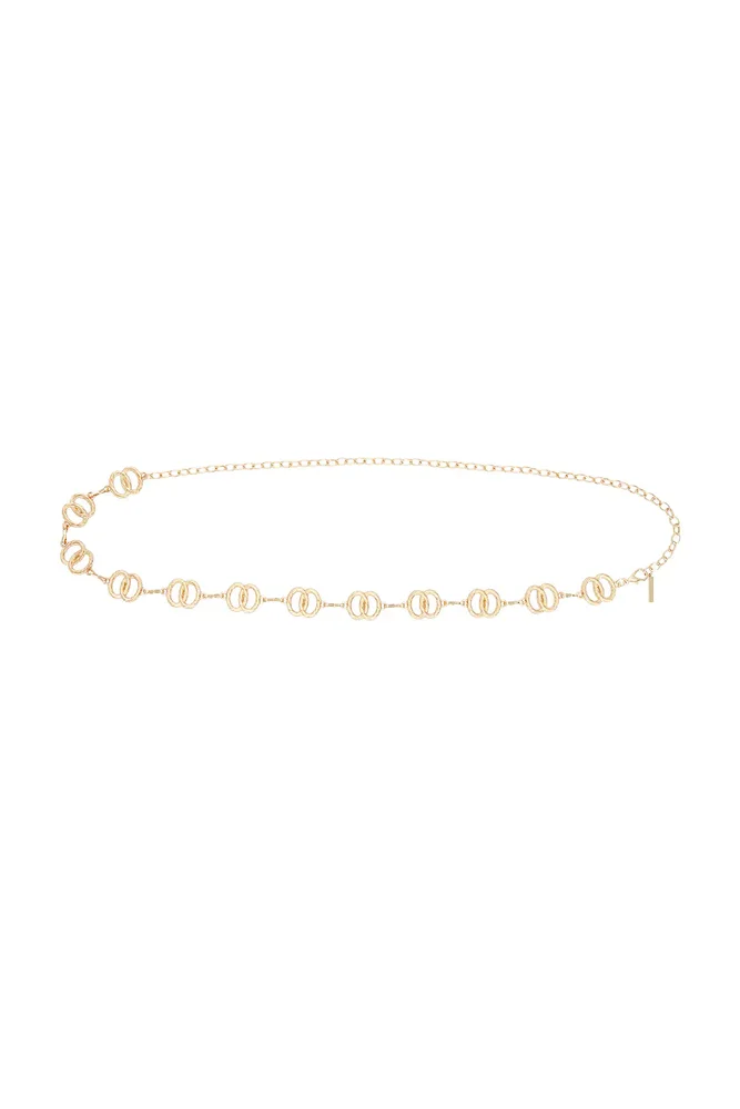 Double Circle Link Chain Belt