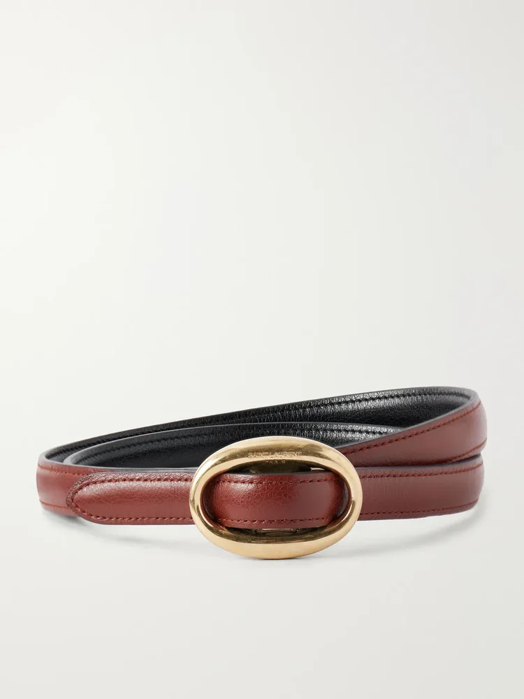 Leather belt