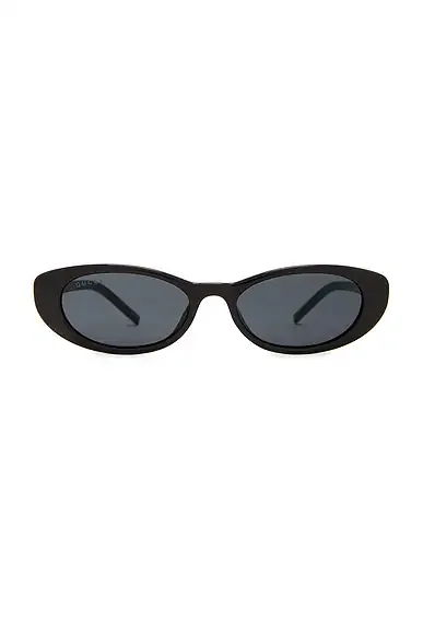 G String Strass Sunglasses In Black & Grey