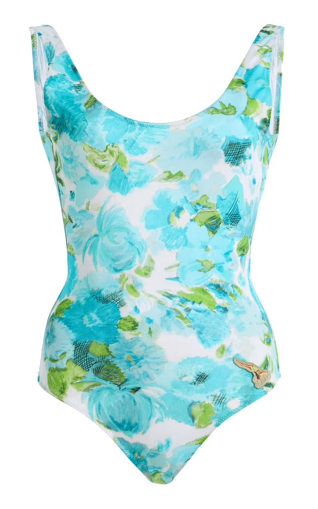 Floral-Print One-Piece Swimsuit