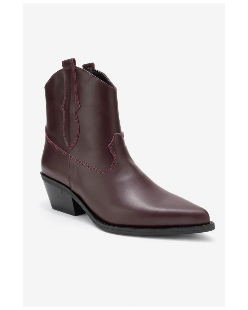 Elia Leather Western Boot