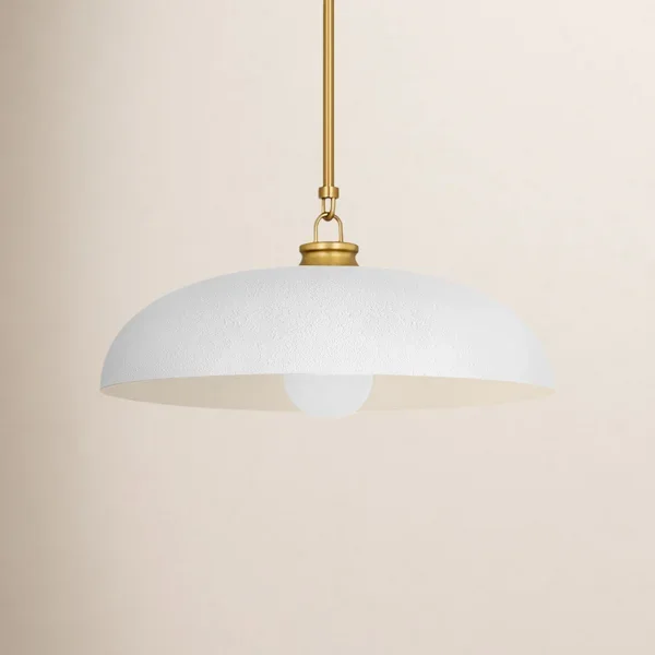 Lysander Dimmable Dome Single Light Pendant