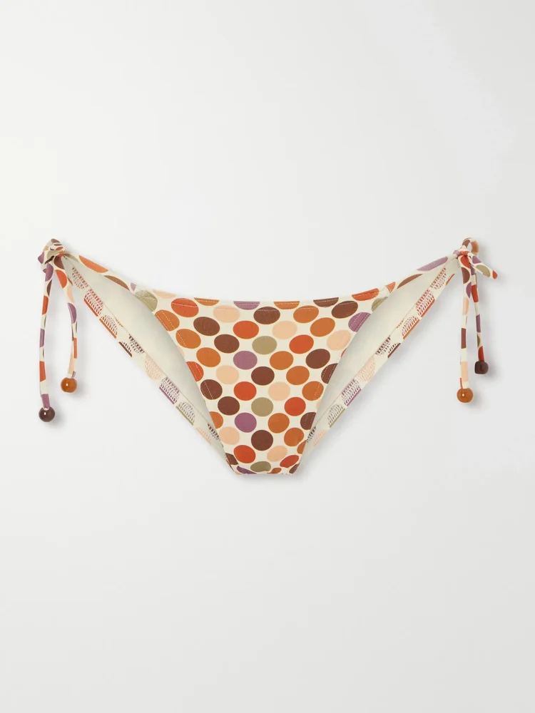 Lou Lou Personnel polka-dot print bikini briefs