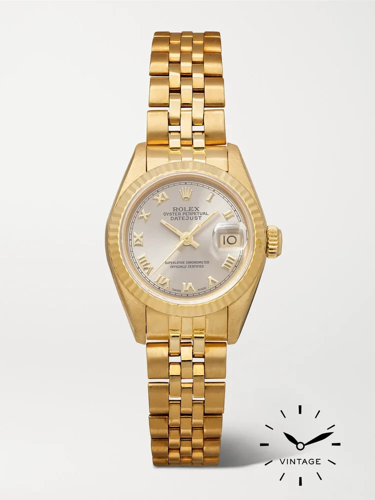 + Rolex Vintage 1960s Datejust automatic 18-karat gold watch, Ref. 69178