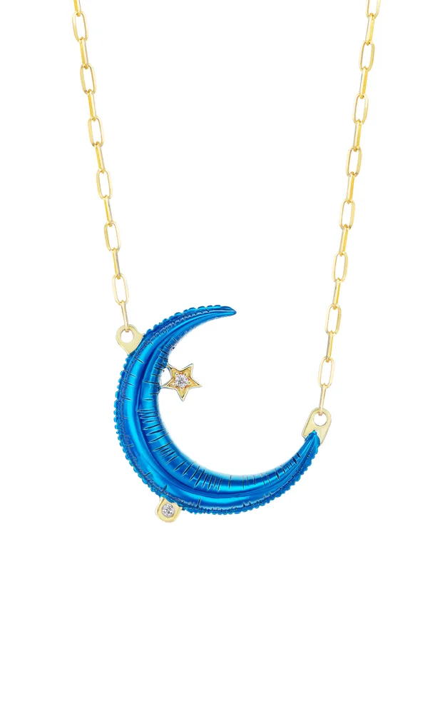 Blue Moon Diamond Necklace