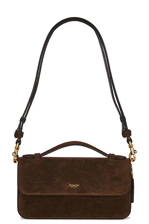 Suede New York Elora Top Handle Crossbody Bag