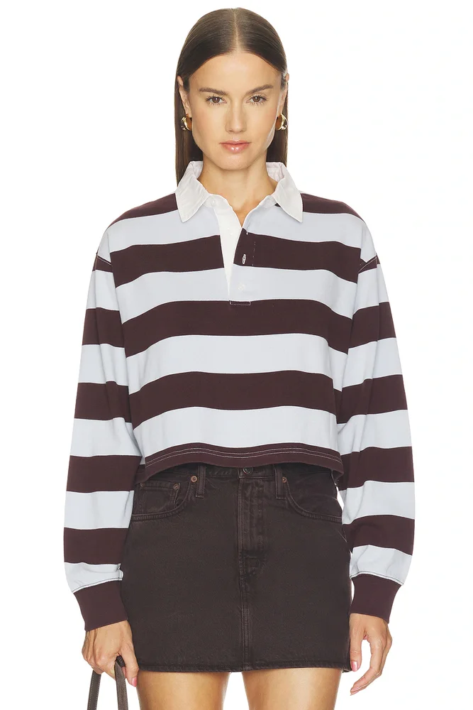 The Cropped Rugby Polo Shirt