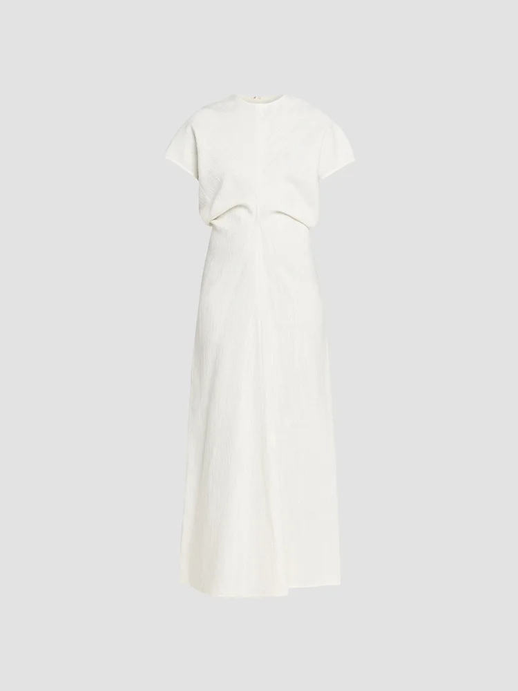 Slouch Waist Midi Dress