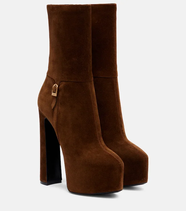 Nico 155 suede platform ankle boots