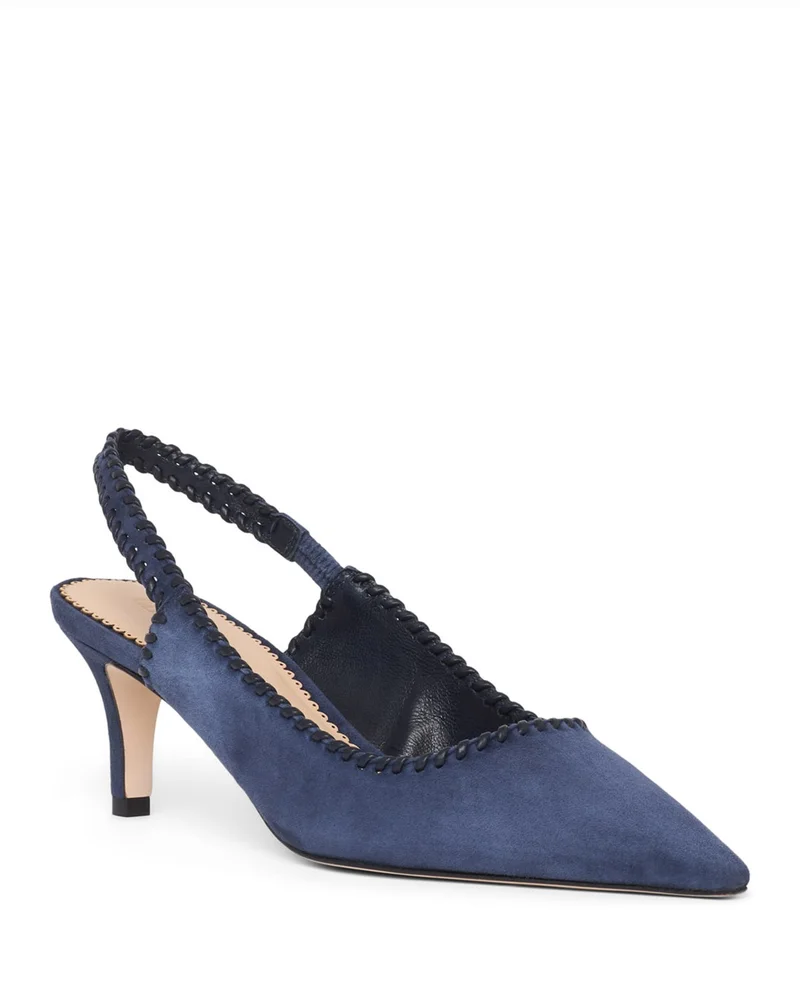 Casey Embroidered Heart Kitten Heel
