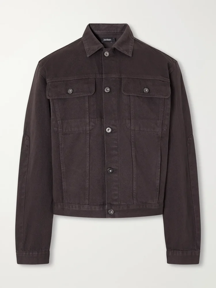 Trucker Garment Dyed Cotton-Twill Jacket