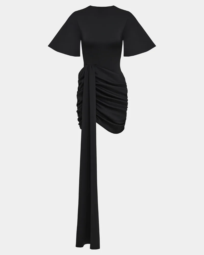 The Draped T-Shirt Mini Dress