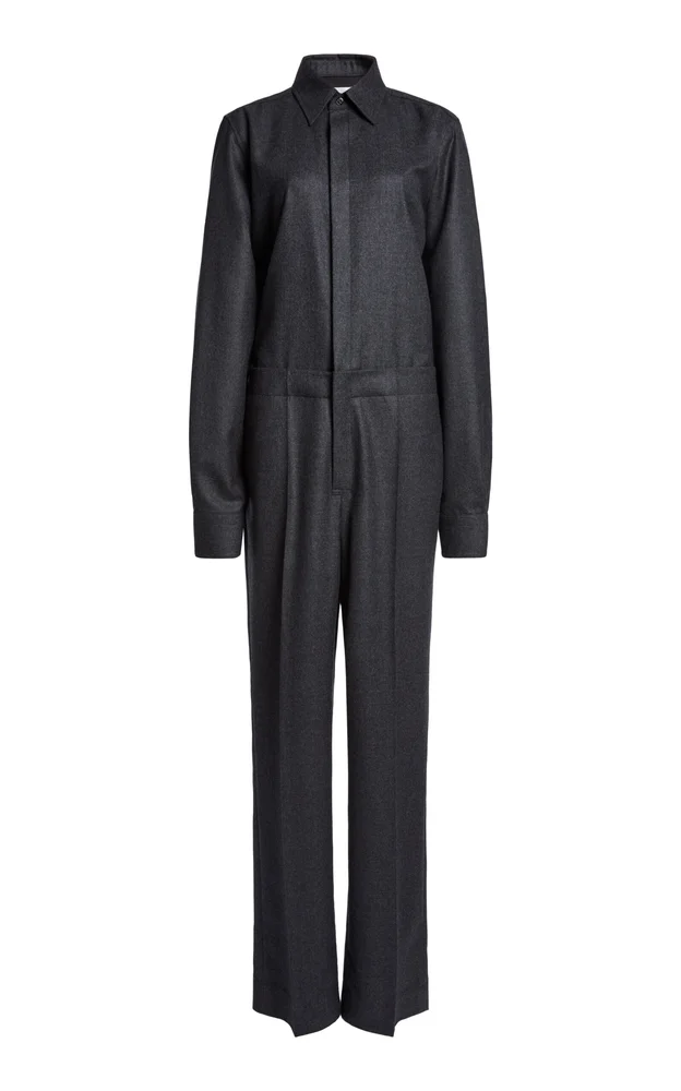 Tailored Wool Jumpsuit