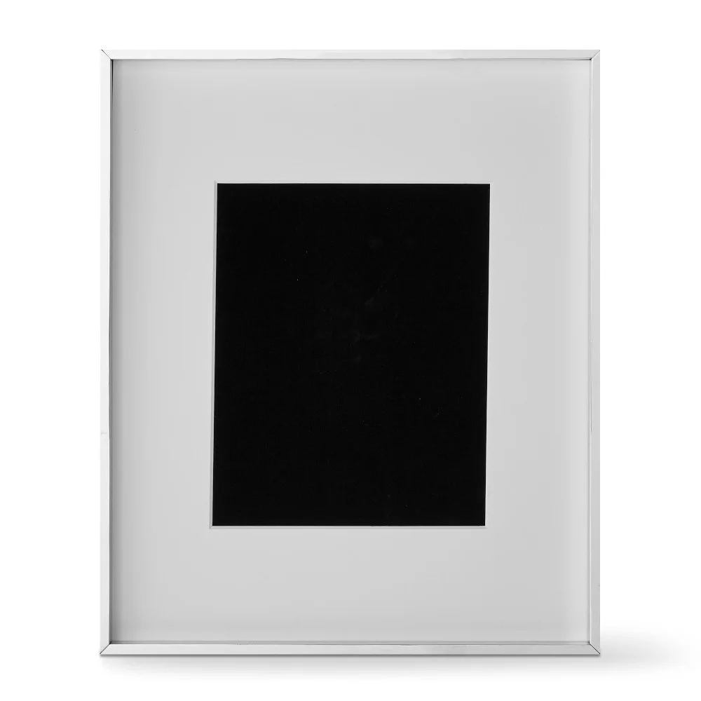 Polished Nickel Gallery Picture Frame