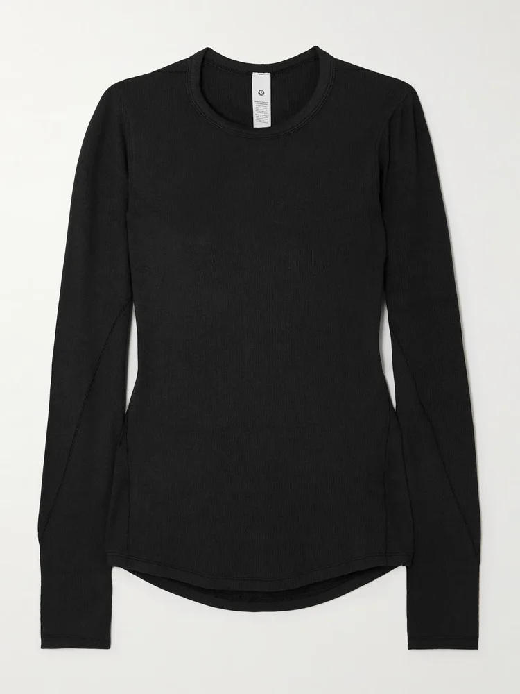 Hold Tight ribbed stretch LENZING™ Modal-jersey T-shirt