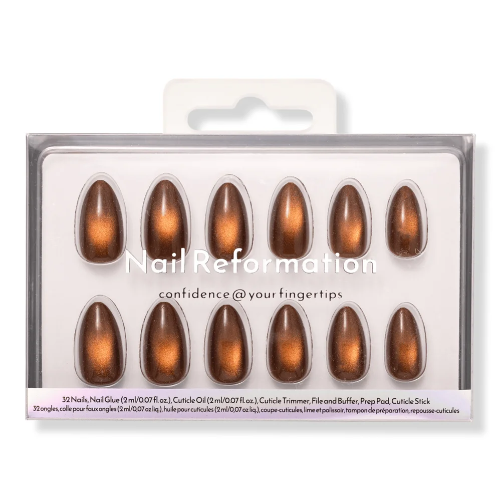 Brown Velour Press-On Nails