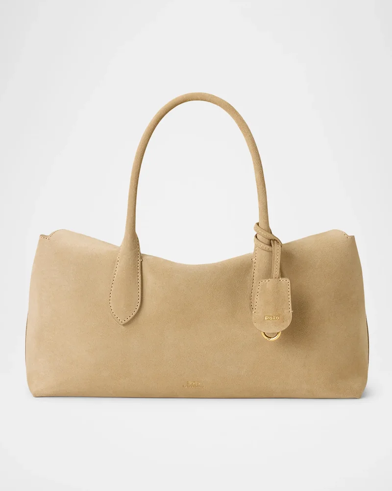 Bellport Suede Satchel Bag