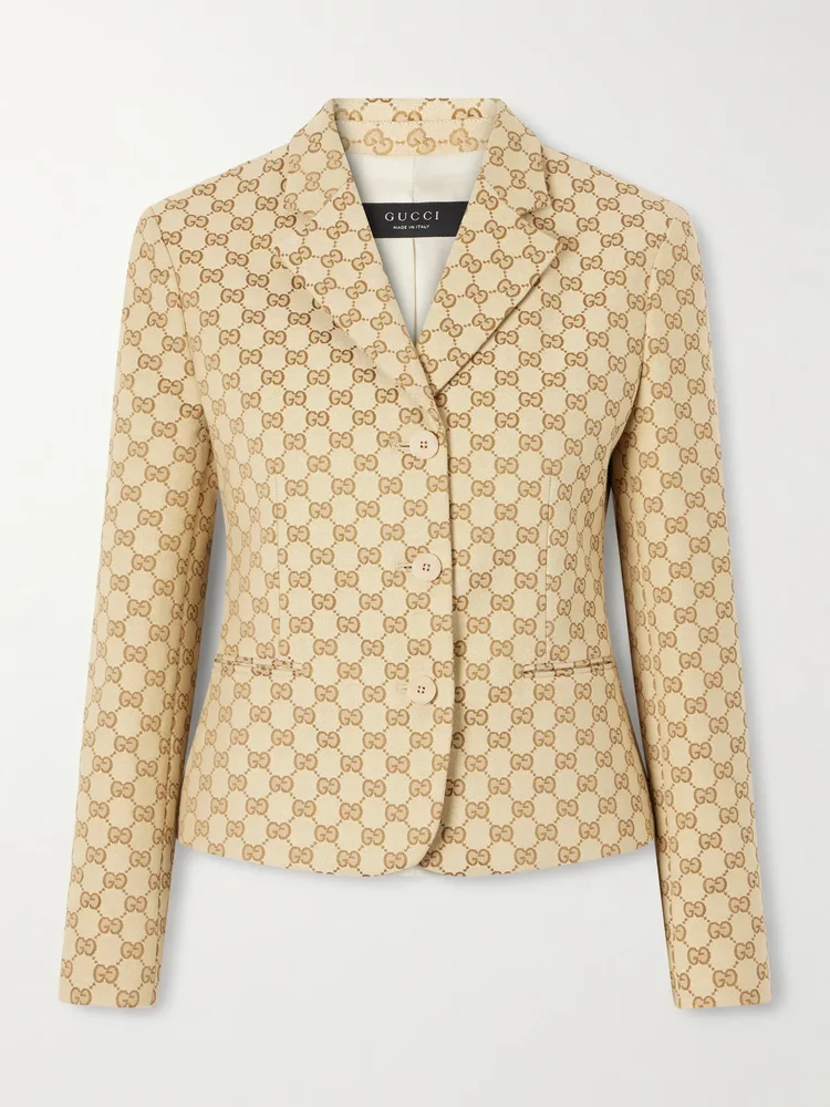 gg supreme canvas jacquard jacket
