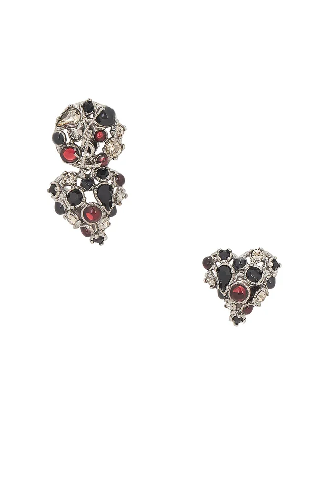 YSL Asymmetric Fetiche Earrings