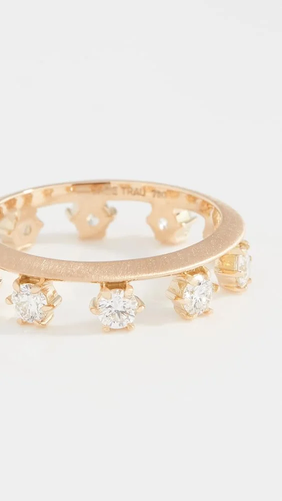 18K Gold Hanging Kismet Diamond Band