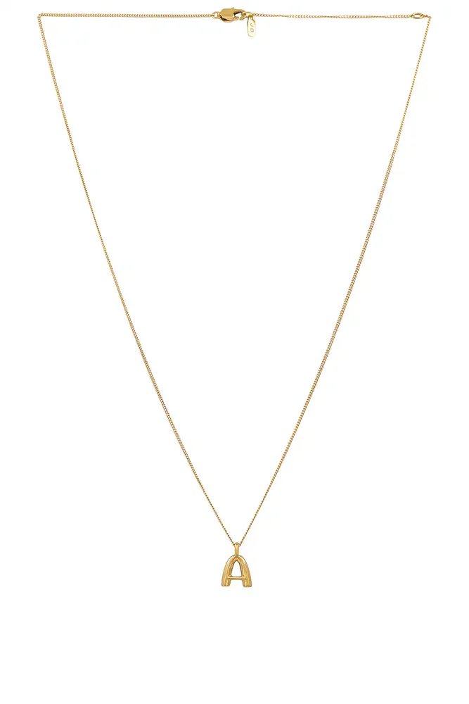 Monogram Pendant Necklace