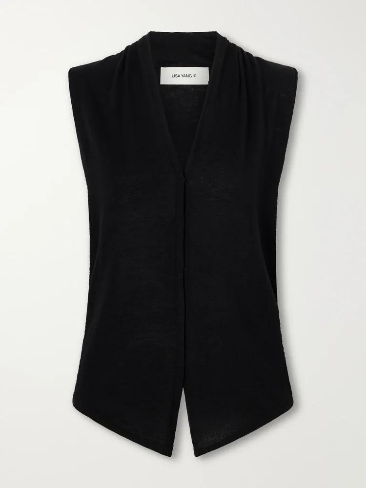 Paisley cashmere tank