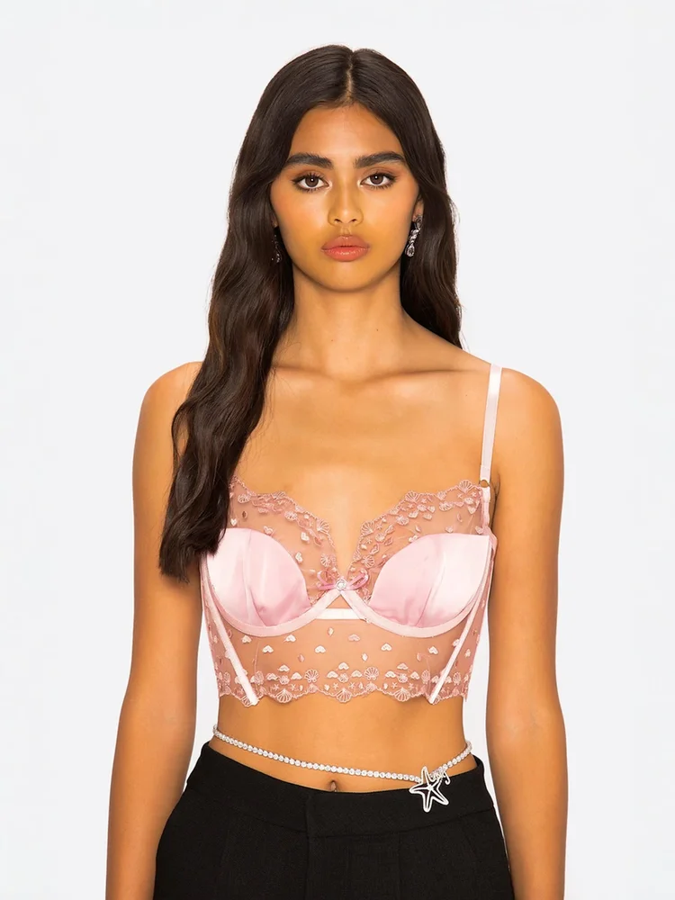 Kira Corset Top (Pink)